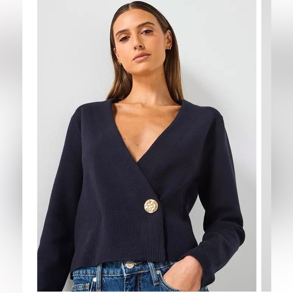 Mango Sweaters - Mango Cross Over Cardigan Size S